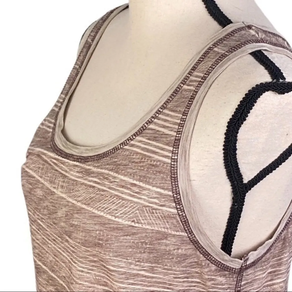PRANA beige and brown “Kiely Sleeveless Tunic Tank Top” in size Small. EUC - Image 5
