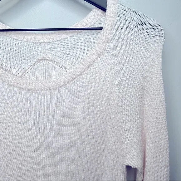 Lululemon Cabin Yogi Long Sleeve Pink‎ Cashmere Blend Sweater - Image 8