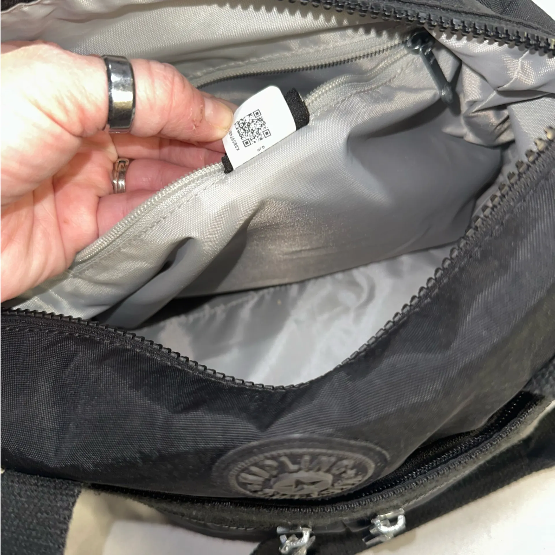 Kipling Klara Crossbody Functional Double Handle Pockets *** NO Monkey Keychain - Image 10