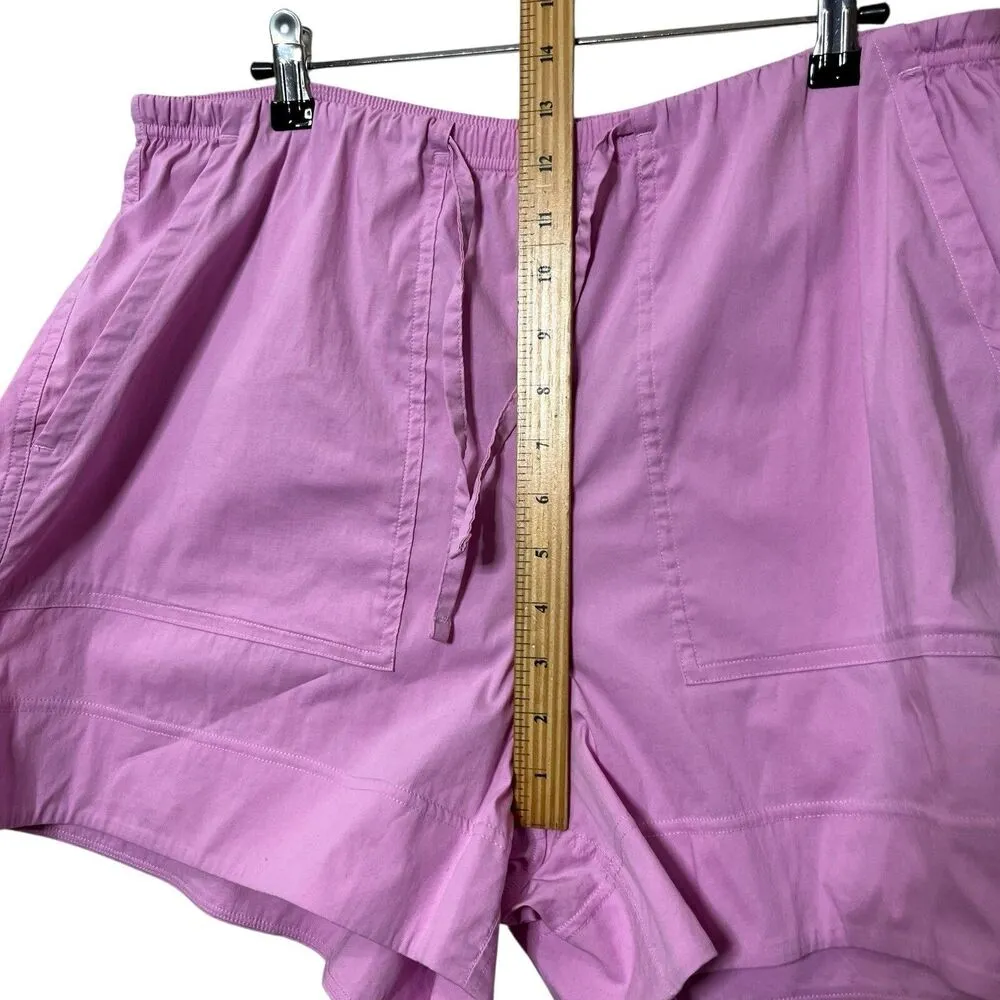 Lululemon High Rise Poplin Pants Women’s Size Large Quick Drying Cotton Blend Pink - Image 9