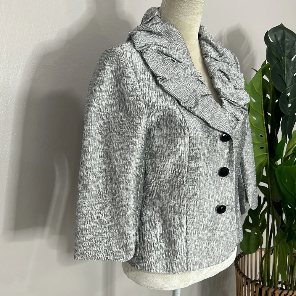 Adrianna Papell  • evening essentials metallic blazer jacket - Image 92