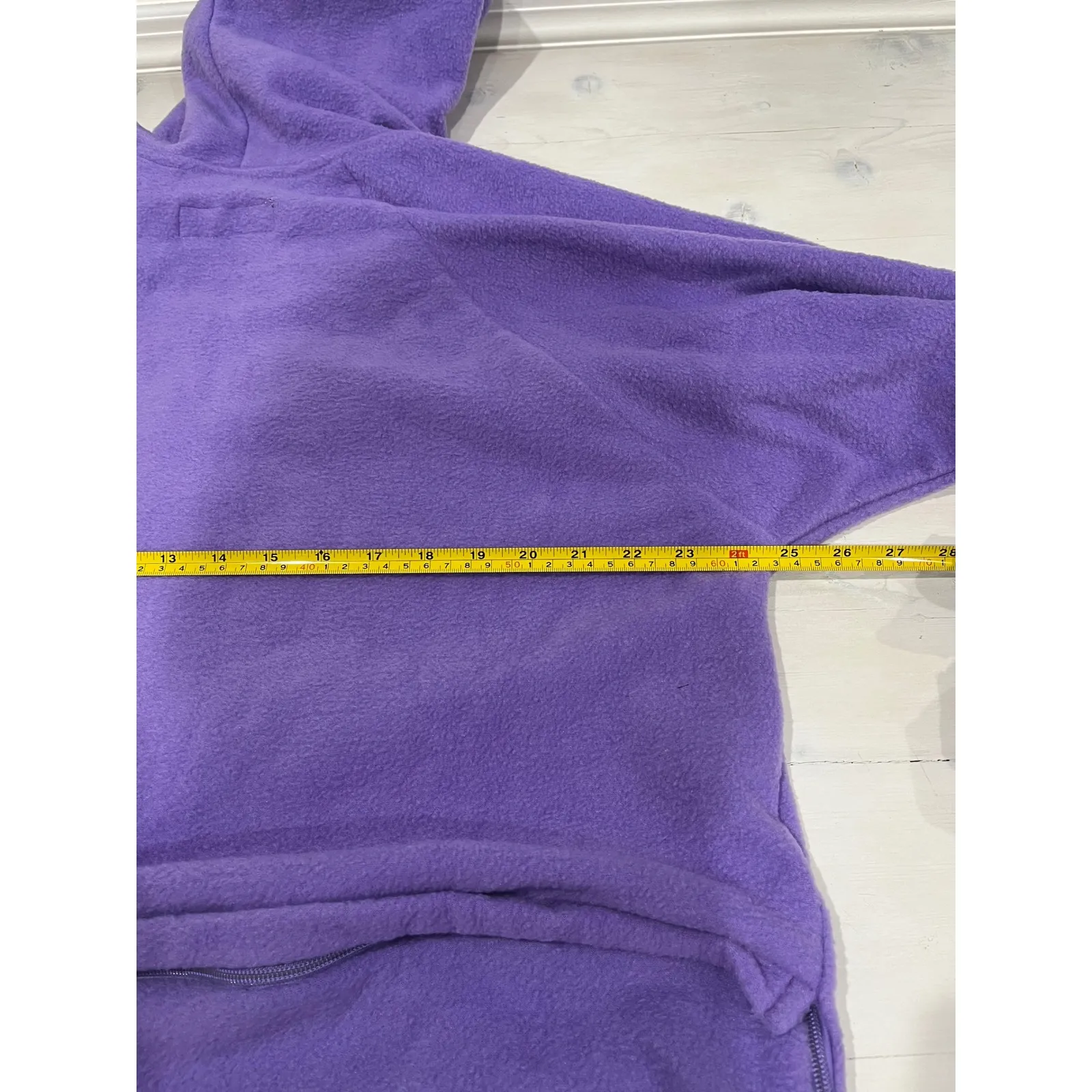 Forever‎ Lazy Onesie Adult S Purple Hooded Footed Pajamas Jumpsuit Loungewear - Image 10