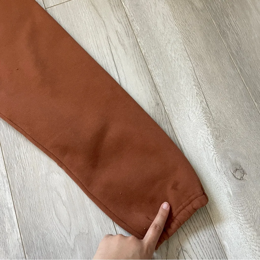 Mayfair Fleece Sweatpants Joggers me day cancelled plans womens Brown (xsmall) Size XS - Image 6