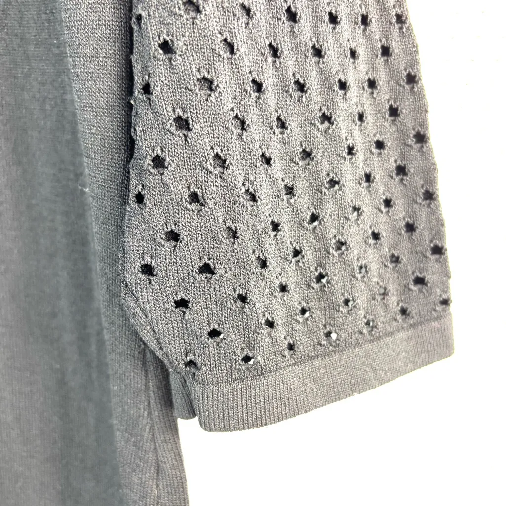 Lane Bryant 14/16 Knit Mini Sweater Dress with Accent Short Sleeves - Image 4