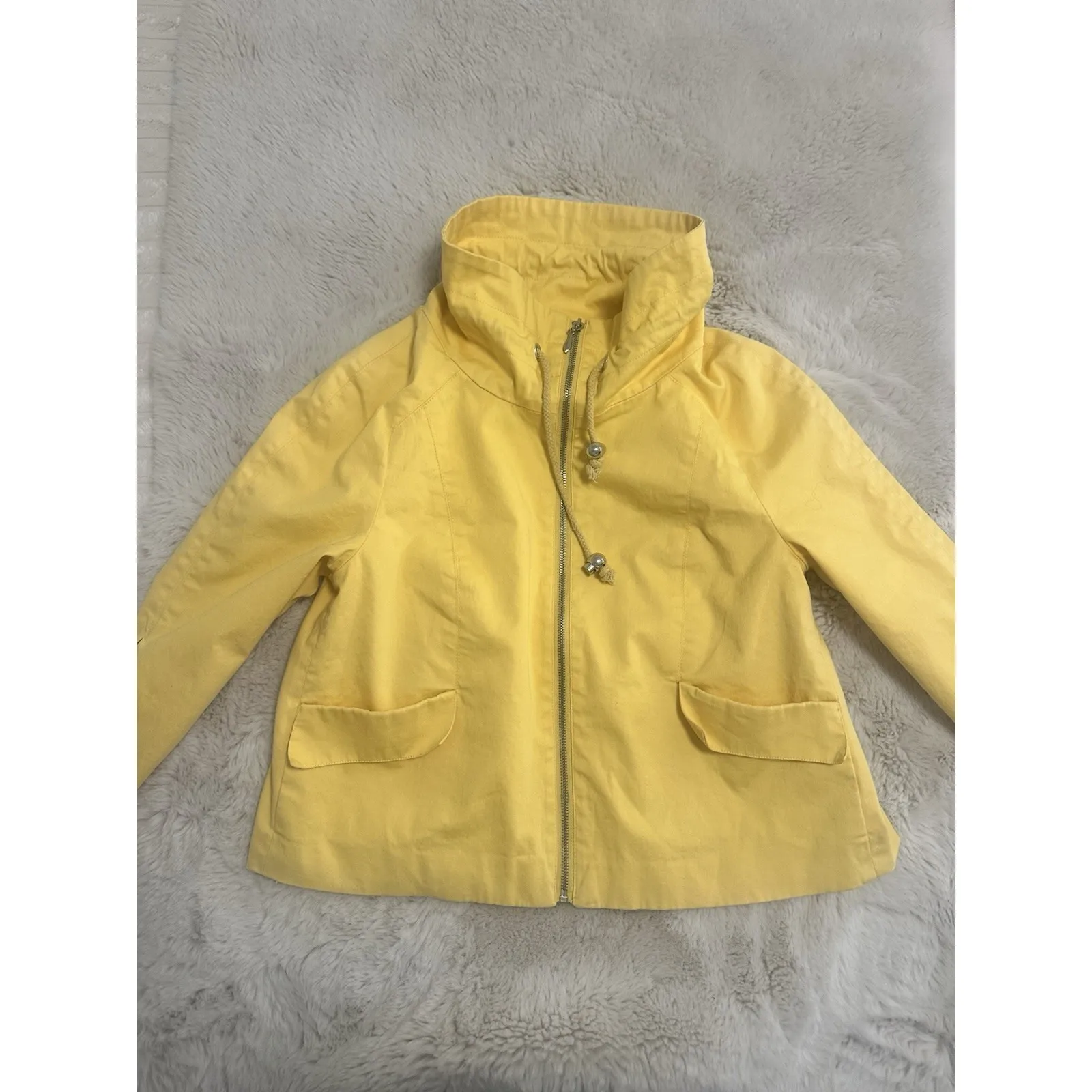 Neiman Marcus  Women Jacket Yellow Size M - Image 10