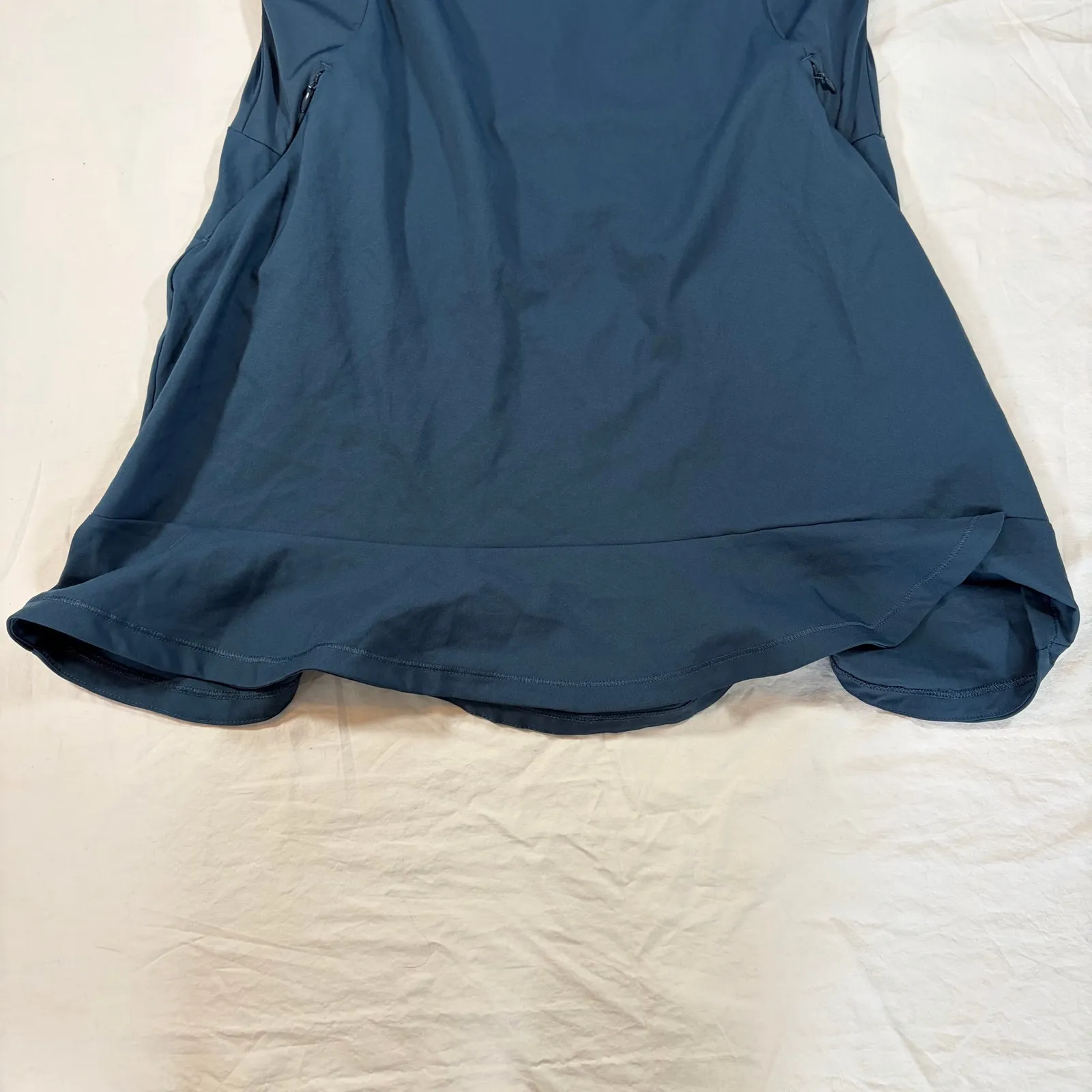 Adidas women’s performance dress. Golf. Tennis. M. Navy. Mock neck. Quarter zip - Image 5