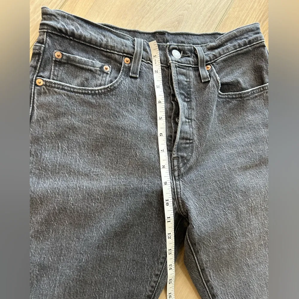 Levi’s 501 Black Button Fly Jeans - Image 3