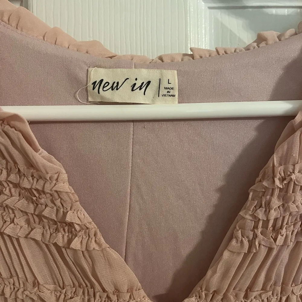 New In Boutique Dress Pink Size L - Image 4