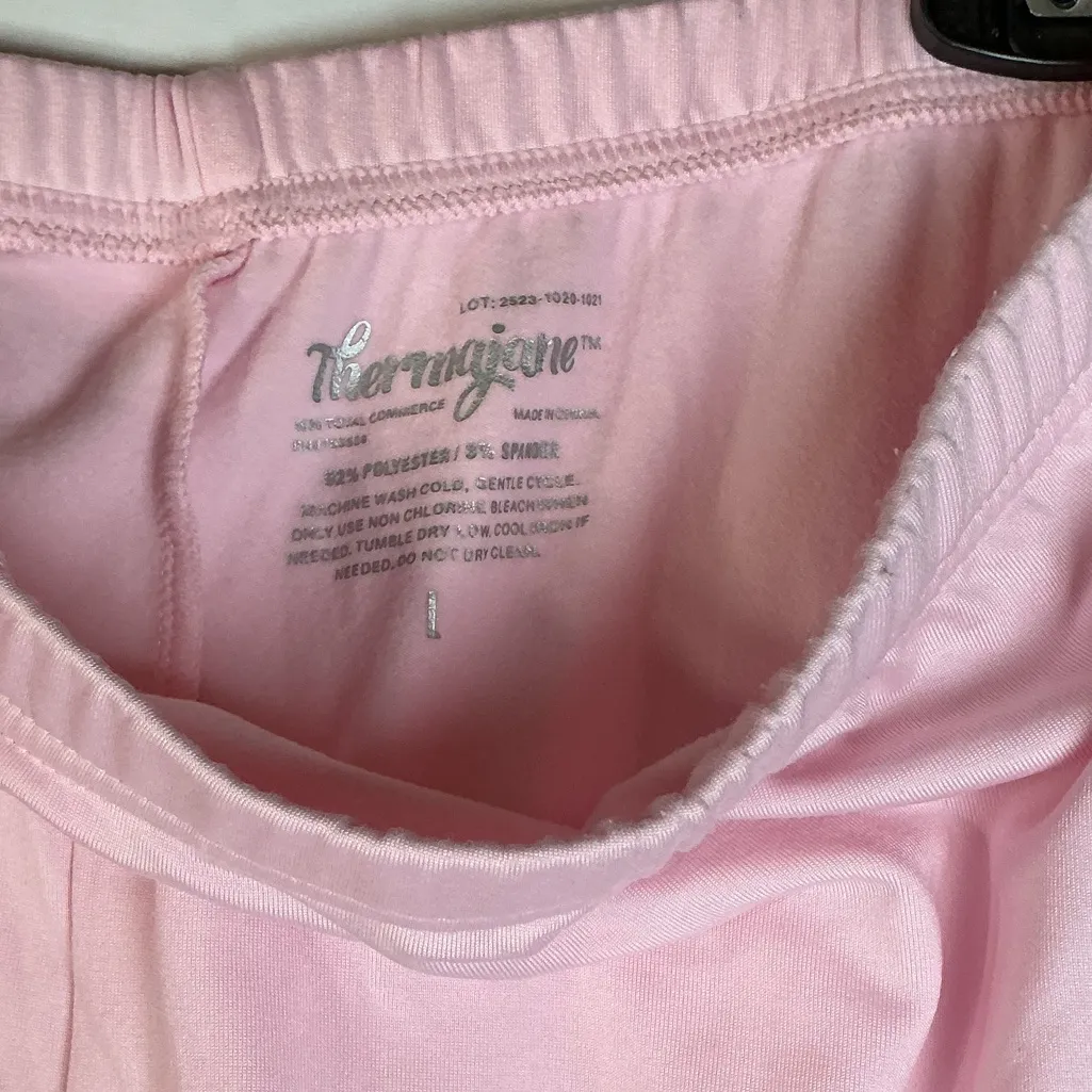 Soft Pink Women's Sleepwear Set Size L - Image 6