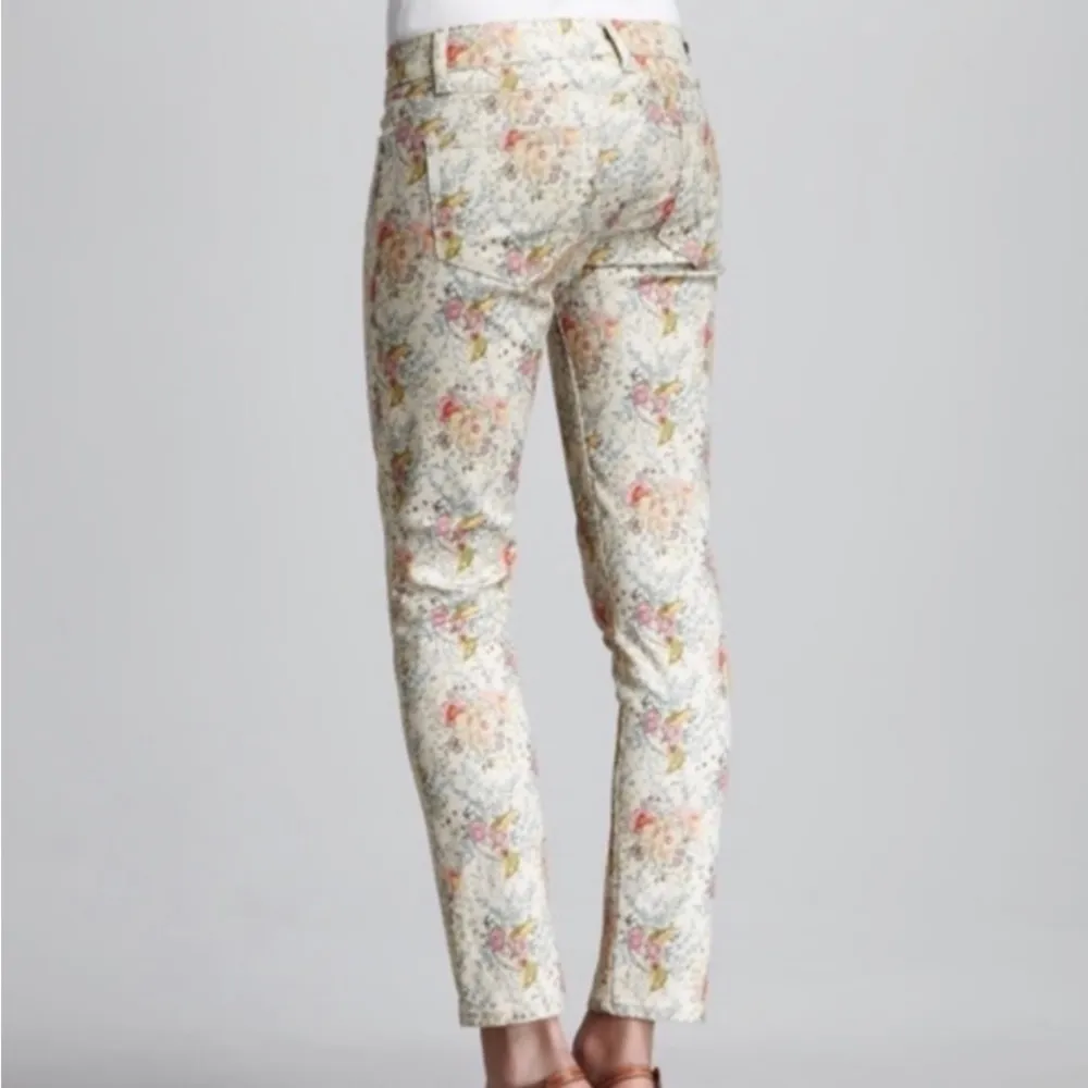 Paige Multicolor Floral Skyline Ankle‎ Peg Artsy Jeans - Image 2