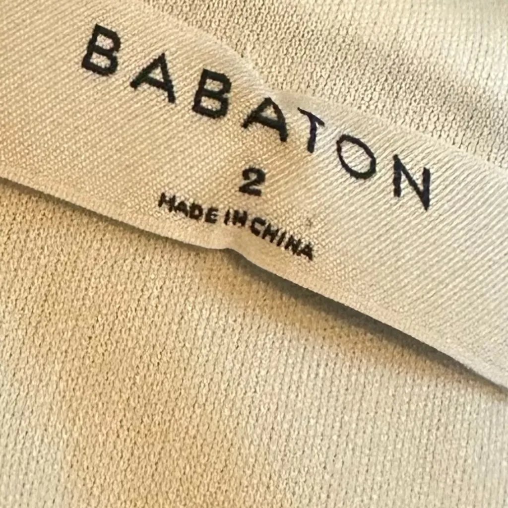 Babaton Aritzia Blue Sleeveless Jumper Dress Button-Down Stretch Smocked Size 2 - Image 10