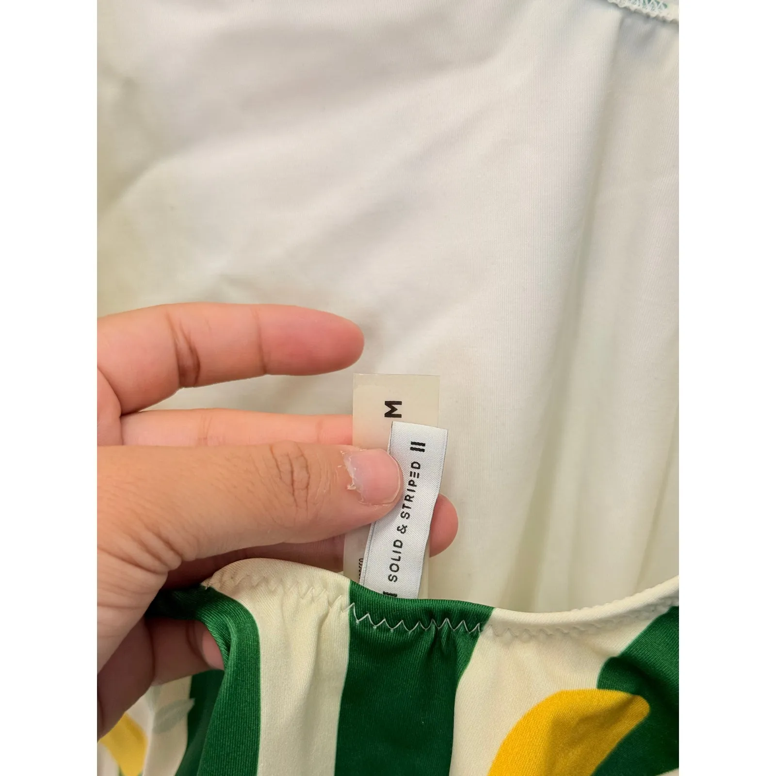 Solid & Striped Anne-Marie Swimsuit Lemon Summer Swim Medium Malibu Italy - Image 6