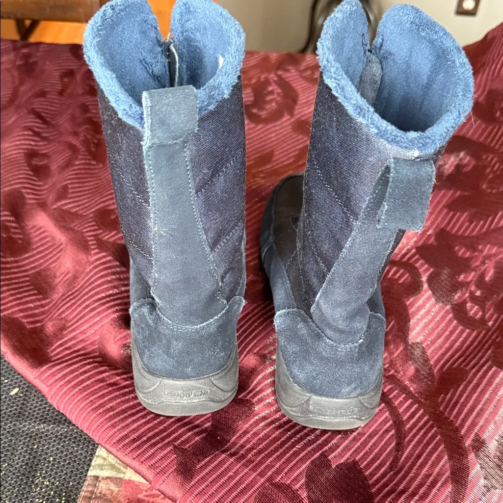 Lands' End Women's Navy Boots - Image 2