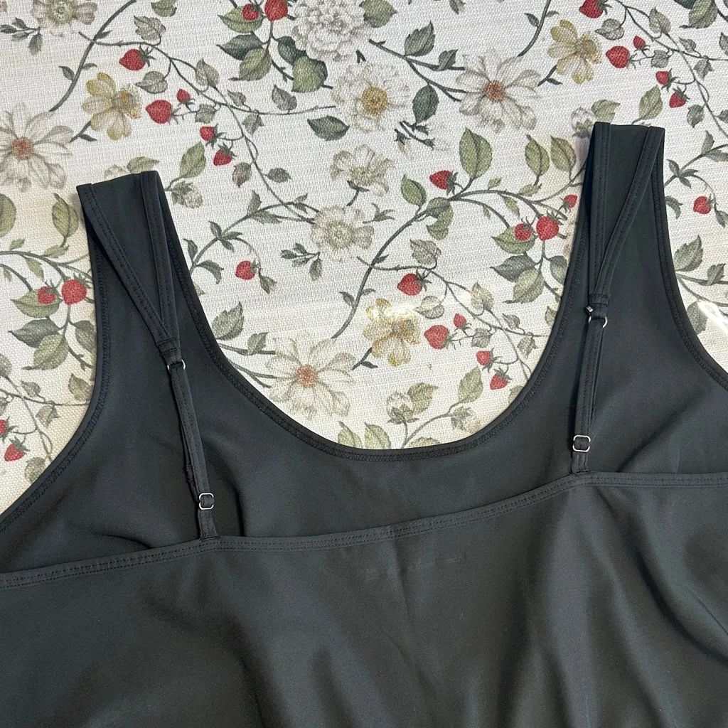 Abercrombie & Fitch Traveler Romper Scoopneck Black Size XL Tall - Image 5