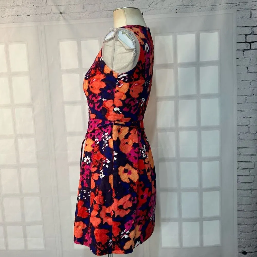 Shoshanna Floral Fit and Flare Dress Size 2 - Image 5