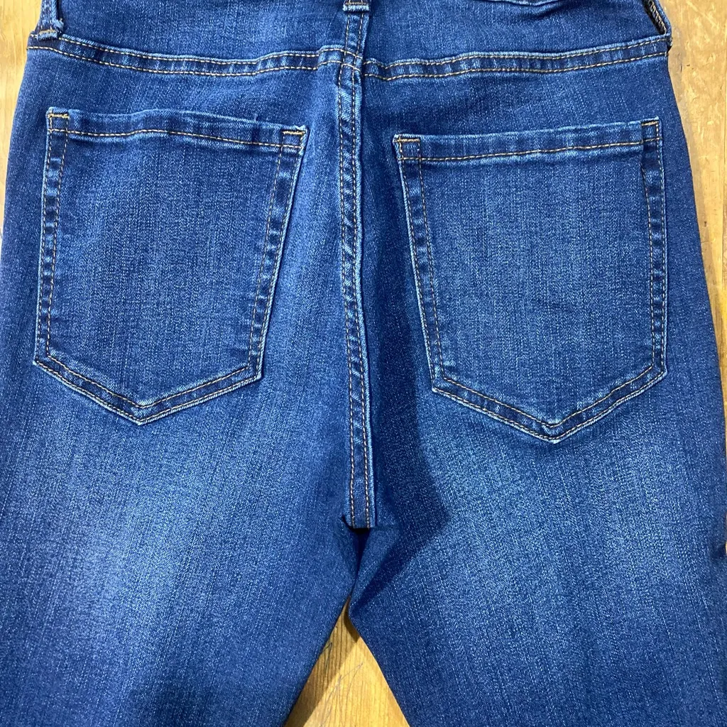 Size 4 Short Aeropostale Blue Seriously Stretchy High-Rise Jegging - Image 7