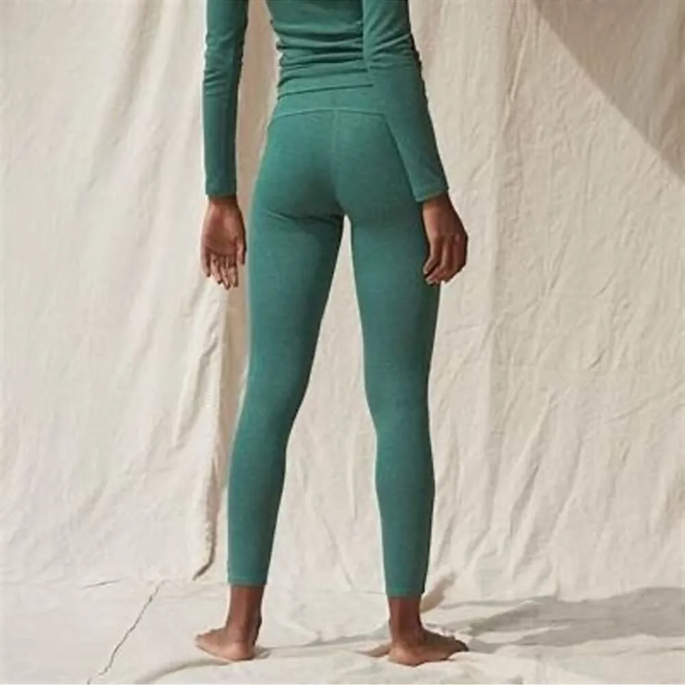 Lunya Restore Pocket Green Lounge Leggings Size XS Soft Cozy Luxury Pajama Pants - Image 2