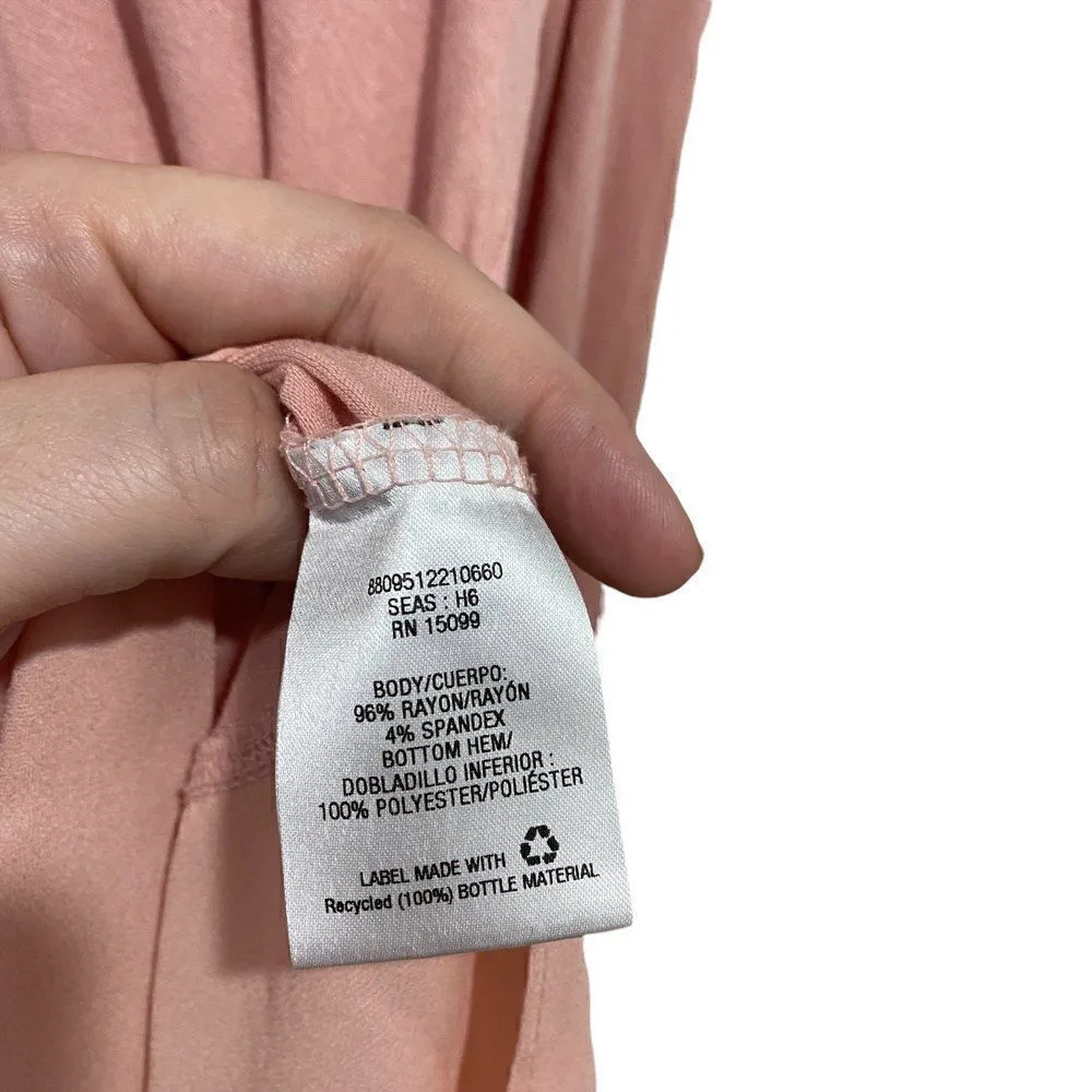 Metaphor blush pink layered long sleeve blouse size medium - Image 3