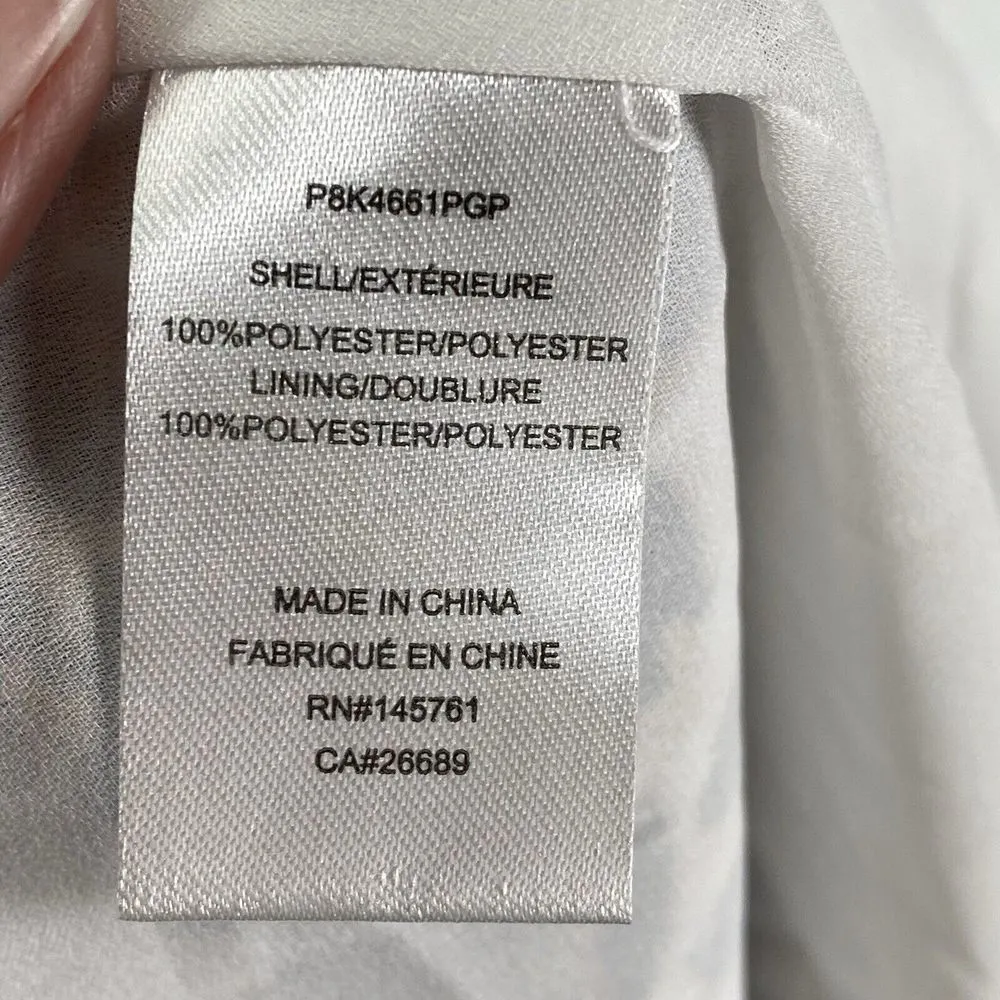 New Parker Sz M cheetah print asymmetric sleeveless peplum hem‎ top Panther $248 - Image 8