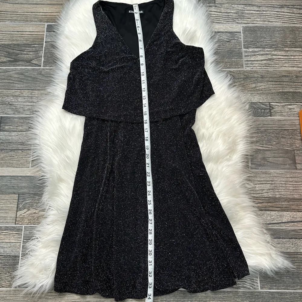 Express Black Sparkly Cocktail Dress - Image 6