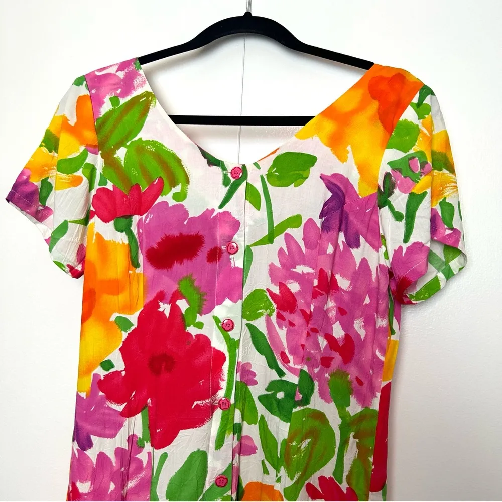 Jam’s World Floral Button Down Majura Dress - Image 2