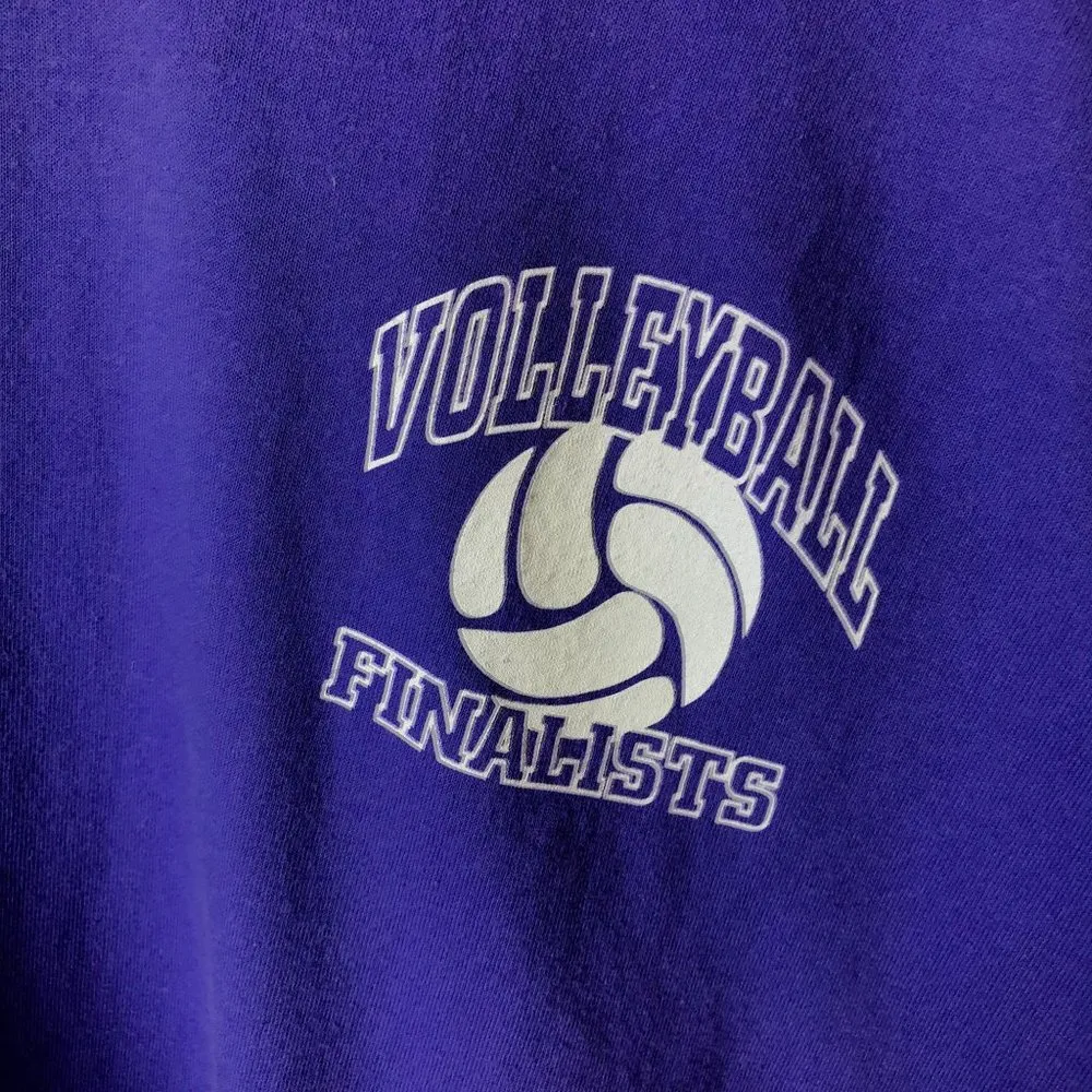 90s Vintage Volleyball Finalists Hanes T Shirt Single Stitch Carey Parks 2XL XXL - Image 8