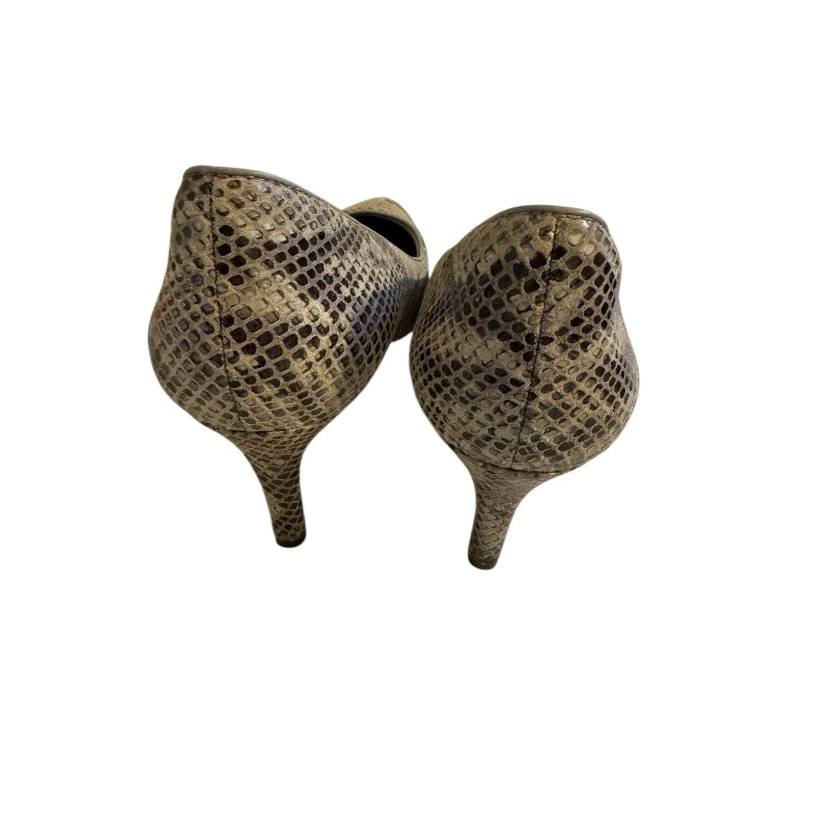 Rockport Total motion Snakeskin Look Pointed Toe Pump 7M Leather Upper Comfort Size 7 - Image 8