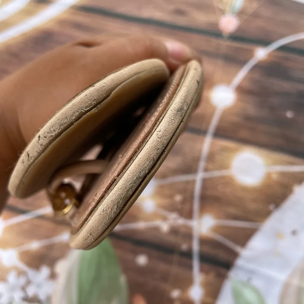 Tory Burch Tan Sandals with Gold Medallion - Image 9