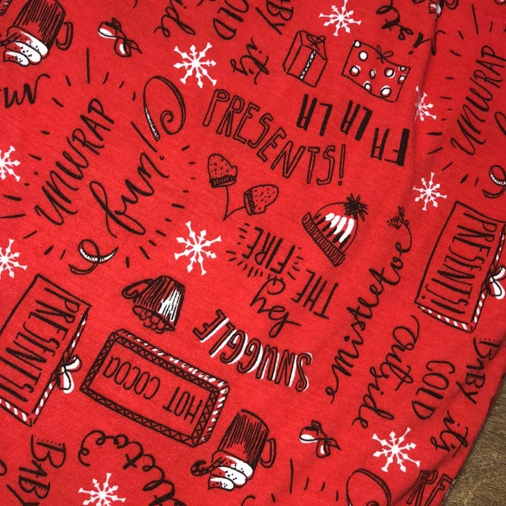 Christmas medium/large Buffalo print red pajamas - Image 5