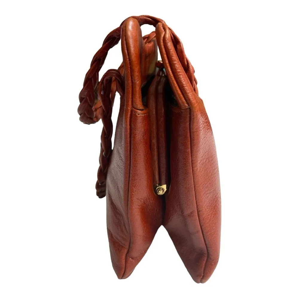 Vintage Jane Shilton Brown Leather Handbag, England, 1970's - Image 2