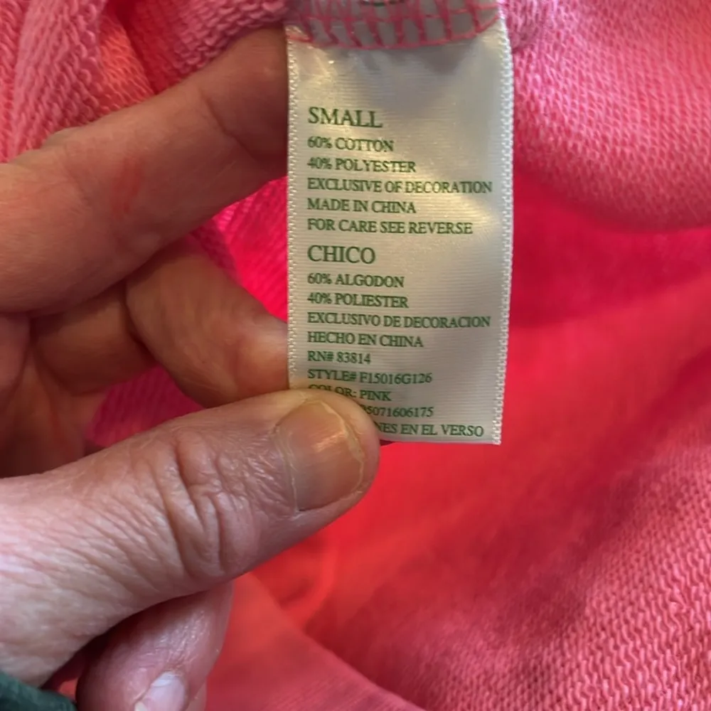 Oversized Pink Cotton Sweatshirt Comfy - Image 4