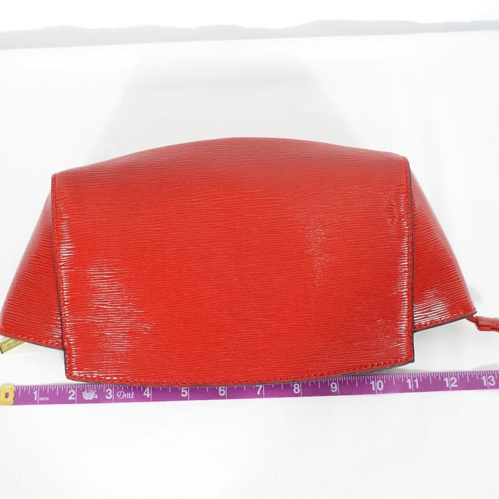 | | Fire Cracker Red Cosmetic Makeup Travel Hand Bag Case Clutch - Image 10