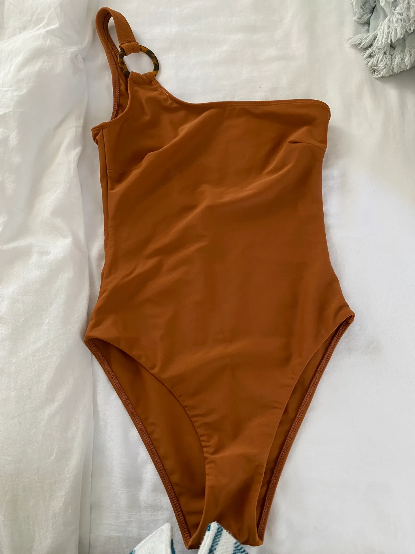 One Piece Swimsuit Orange Size XS - Image 2