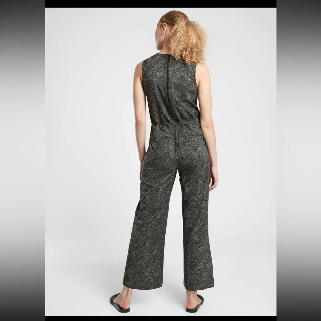 Athleta Charcoal Sleeveless Jumpsuit - Image 2