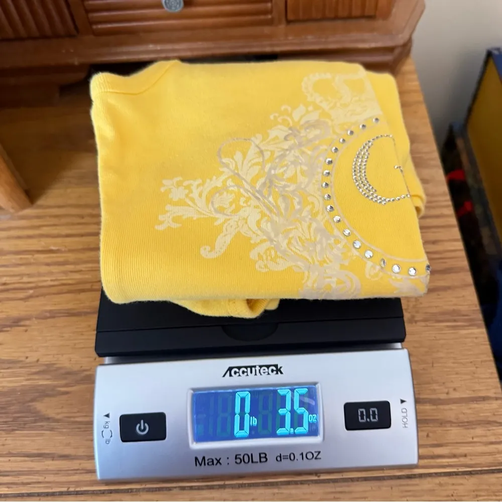 Guess Yellow Blingy Tank Top Size Medium Cotton - Image 9