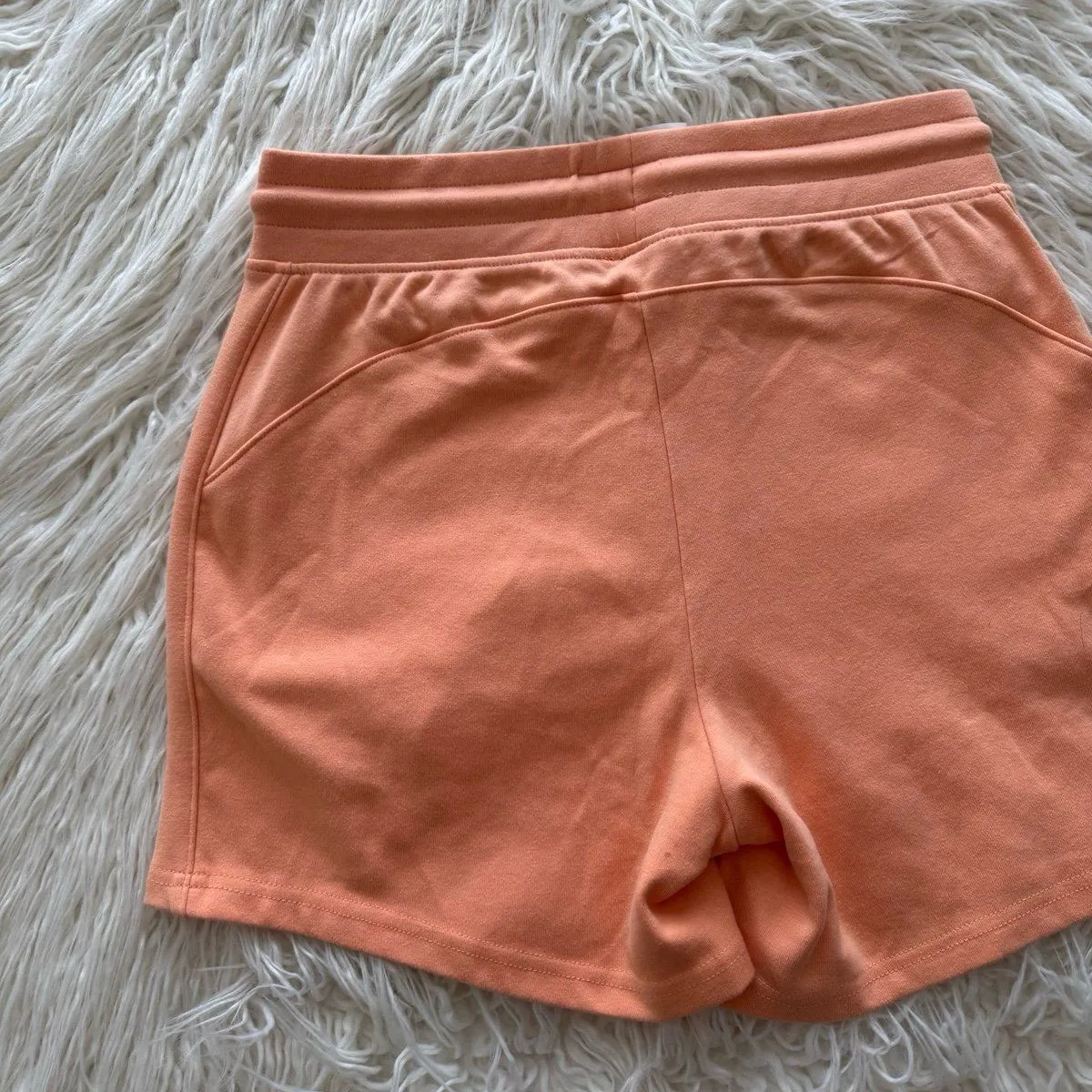 Alphalete Essential Core Sweat Shorts Orange Creamsicle Size Medium - Image 7