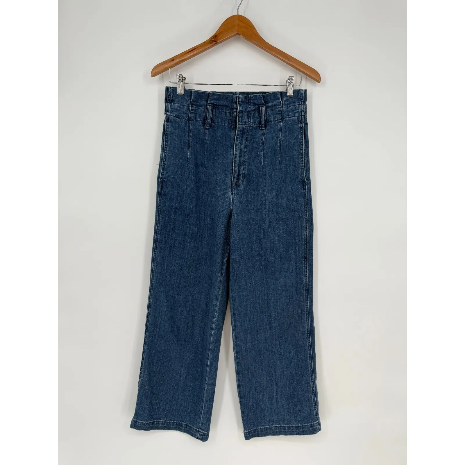 Madewell Paperboy Jeans in Flannigan Wash 90s Cropped Womens‎ Size 27 - Image 3