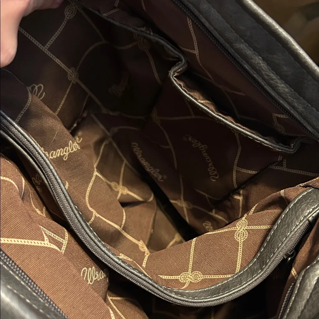 Wrangler Charcoal Grey Shoulder/Tote Bag - Image 7