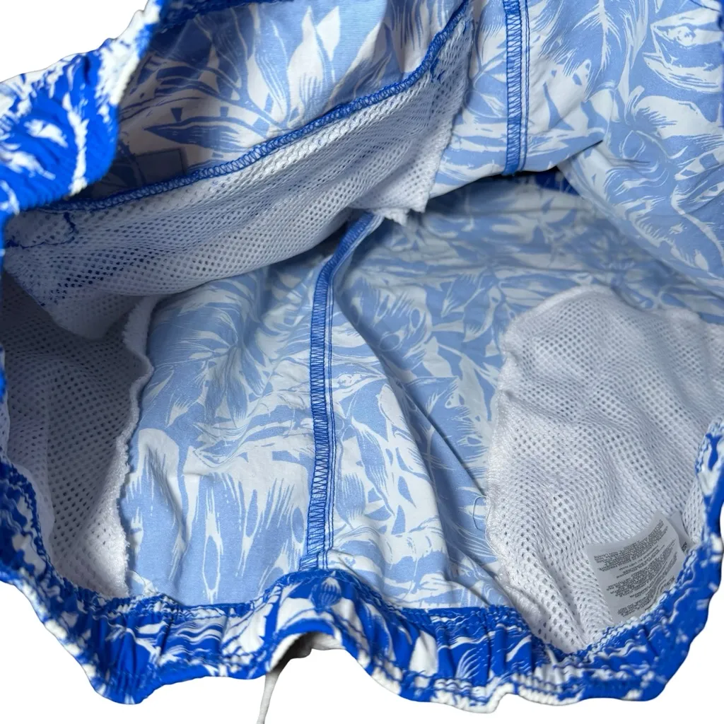 Columbia PFG Womans Small Clearwater Shores Water Shorts Blue/White - Image 6