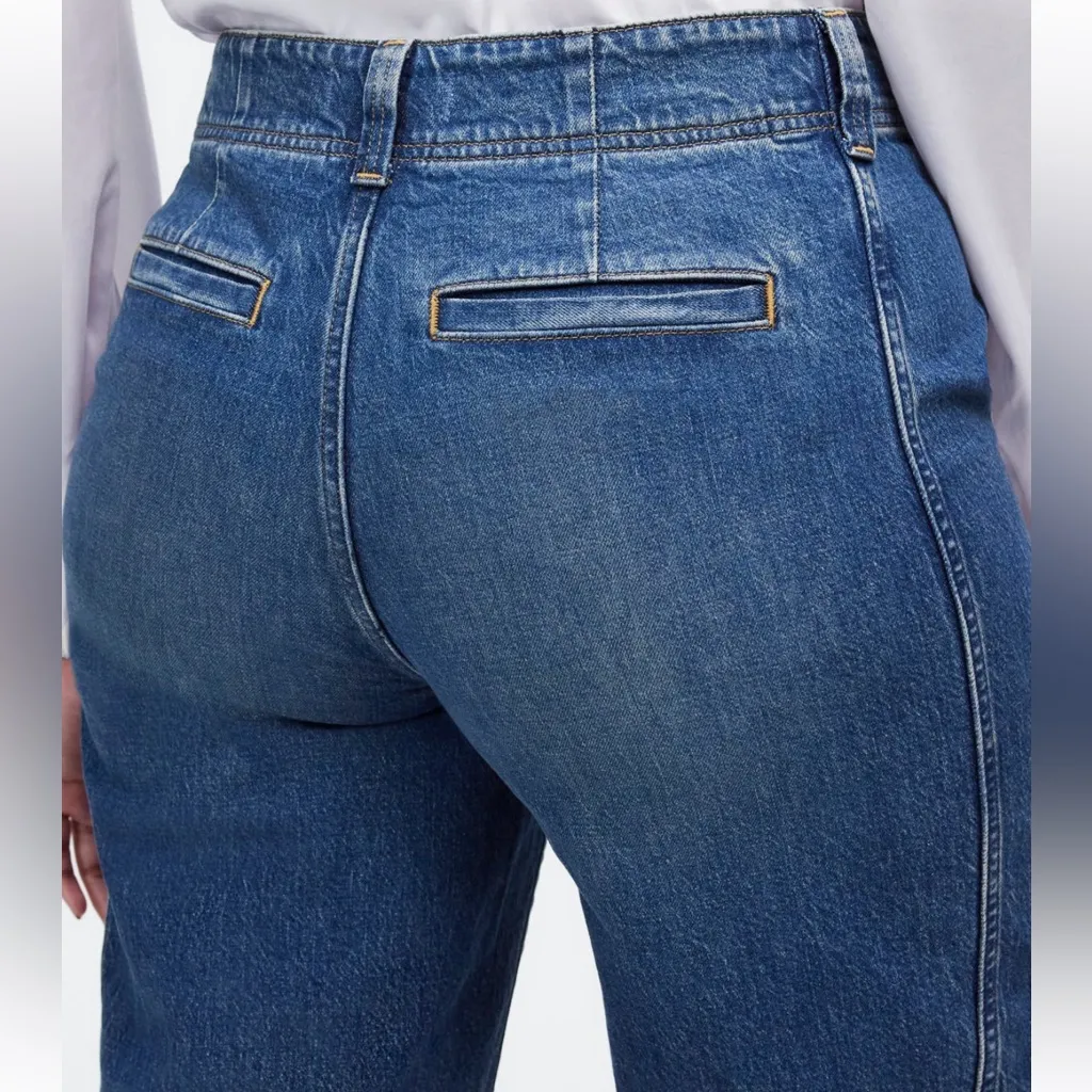 Madewell High-Waist Jeans Tapered Denim Trousers nwt 29 barrel style - Image 12
