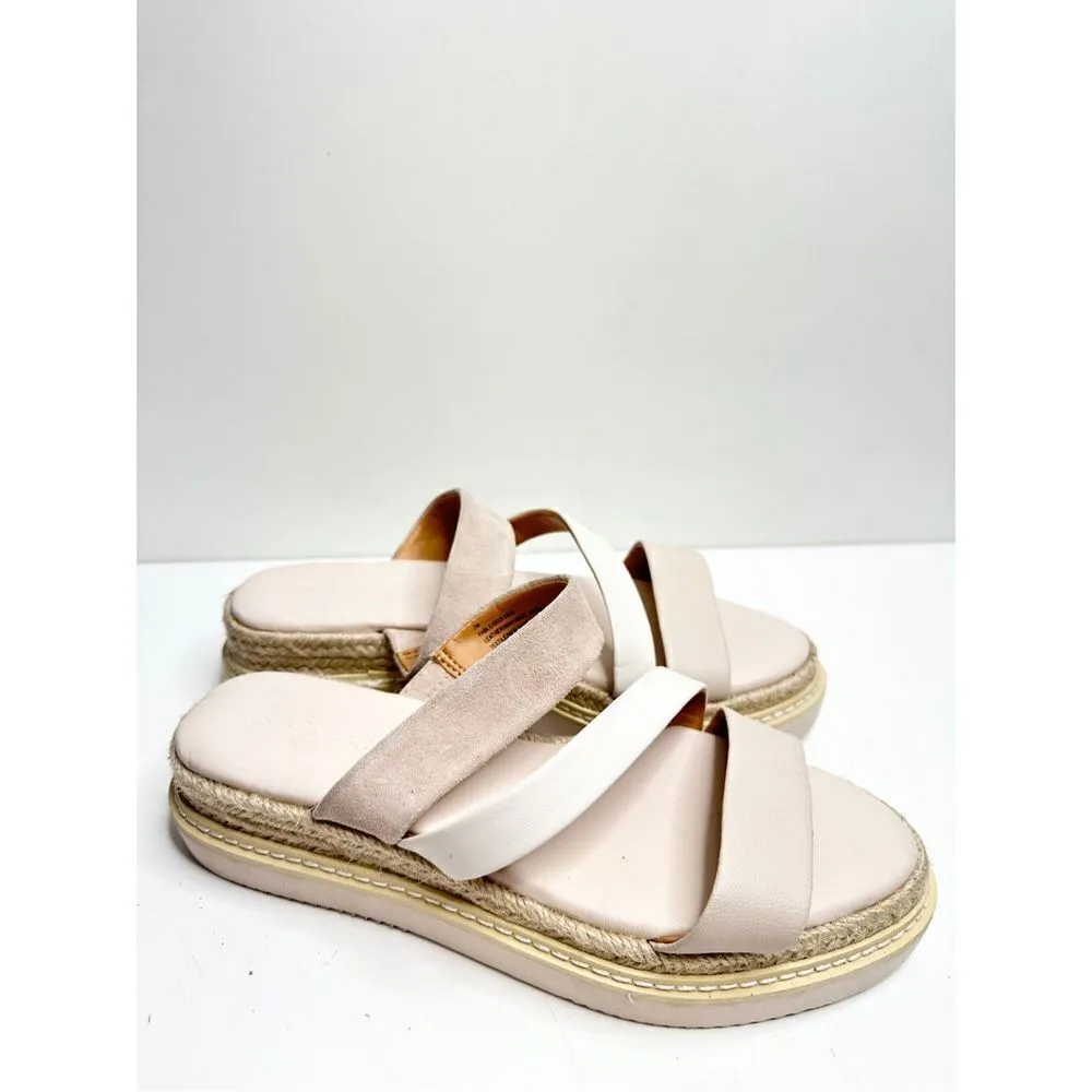 Splendid Sandals Womens Size 7 Leather Slip On Platform - Image 2