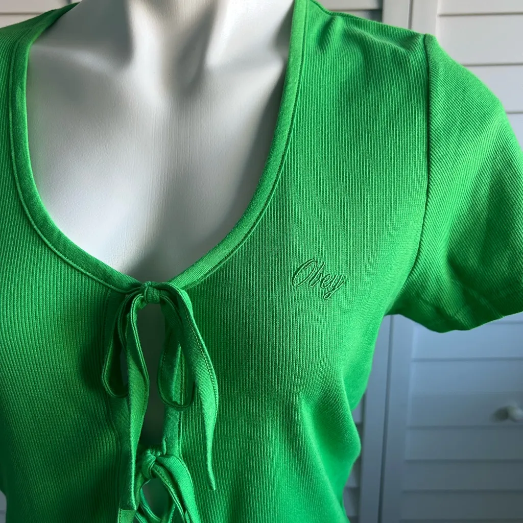 Obey | Sophie front tie top - Image 7