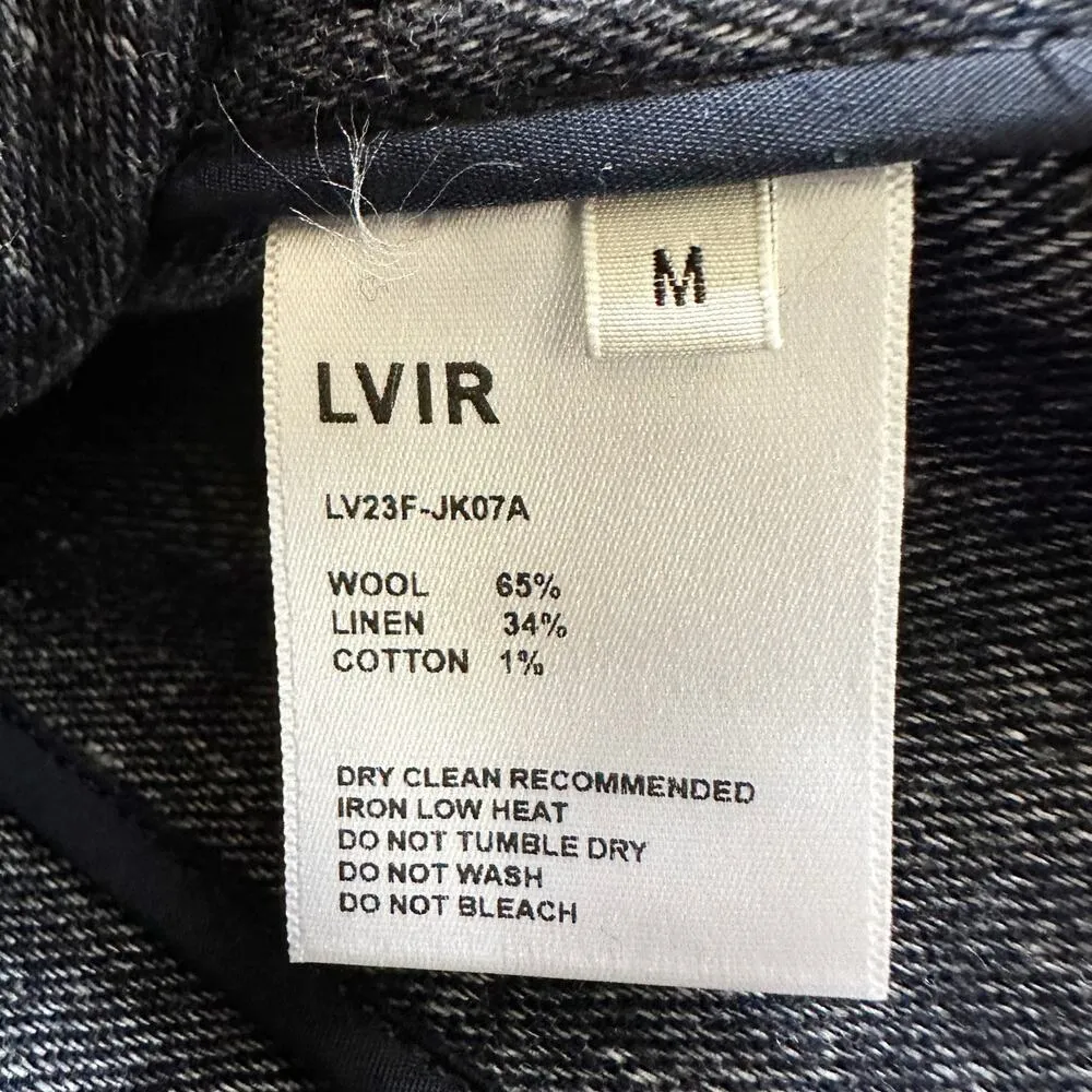 LVIR LA Project Stitch Curved Casual Trendy Jacket Size Medium - Image 5