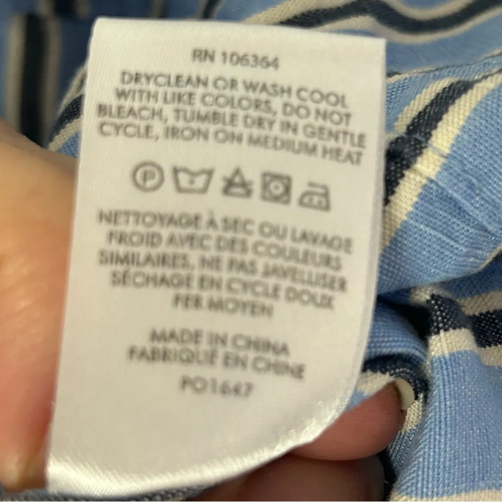 KULE The Drake Striped Blazer Size M NWT Blue Size M - Image 10