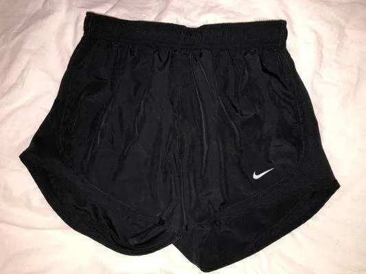 Nike Black Running Athletic Shorts - Image 2