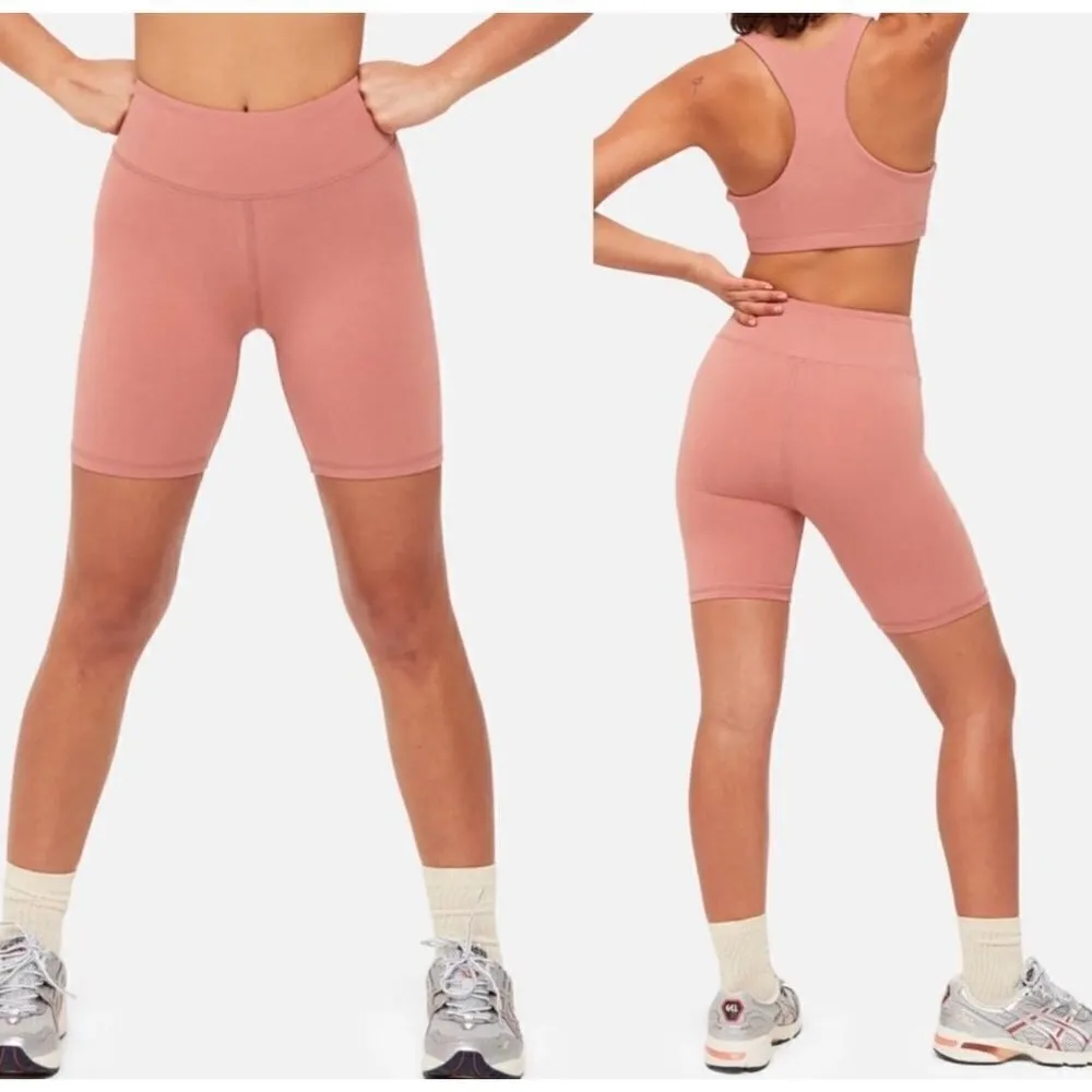 NWT MATE the Label Rose Pink Organic Stretch Biker Short - Size XS - Image 9