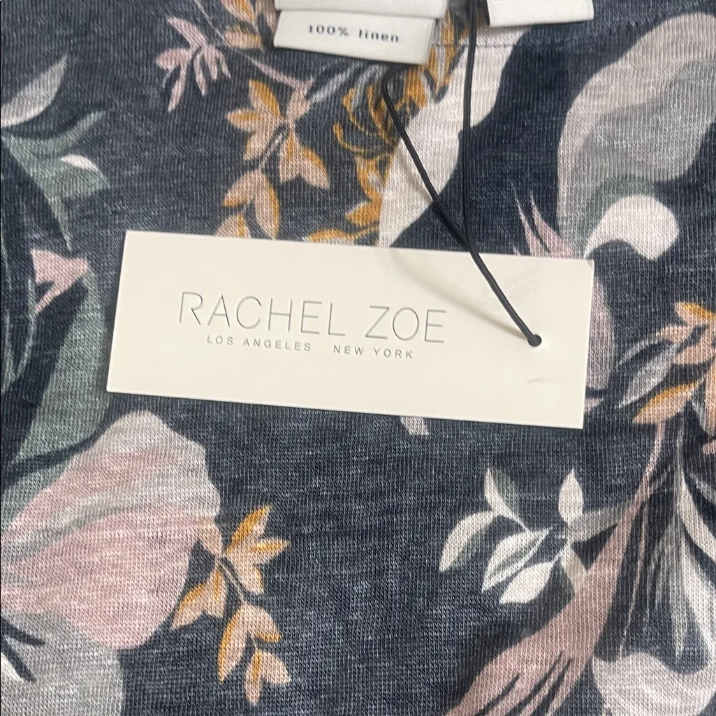 Rachel Zoe 100% Linen Floral top - Image 5