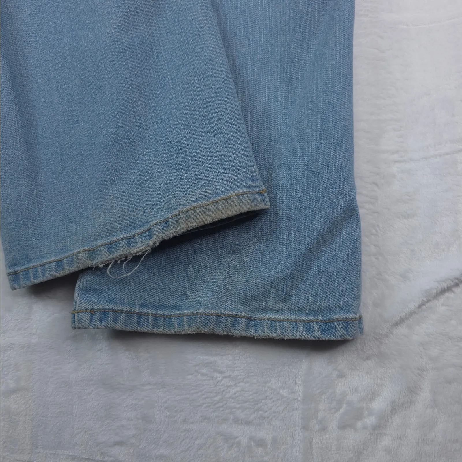 Aura Wrangler Jeans Womens 18L Average High Rise Light Wash Stretch Denim Casual - Image 11