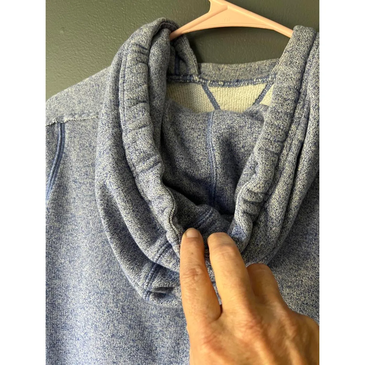 Aerie Fit Women's Blue Hoodie Sweatshirt XS - Image 5