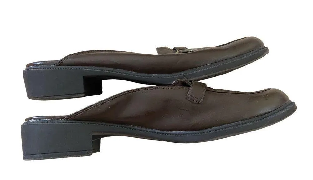 Life Stride Womens 9.5M Slide Shoes Sythetic Buckle Slip On - Image 3